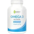 Omega 3 - 120 Kapseln Hochdosiert mit EPA + DHA aus Fischöl