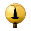 VERDOBA - Rosenkugel für außen - Dekokugel für den Garten - Deko Kugeln Garten in vielen Farben - Deko Kugeln hergestellt in Handarbeit - (Gold, 20 cm)