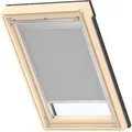 VELUX Original Verdunkelungsrollo Classic für VELUX Dachfenster S08, Grau - Grau