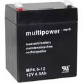 Amazon Multipower Blei-akku Mp4,5-12 Pb 12v / 4,5ah Faston 4,8