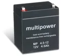 Multipower MP4,5-12 / 12V 4,5Ah Blei Akku AGM