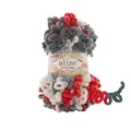 ALIZE Puffy Fine Color 500g Strickgarn stricken ohne Nadeln auch für Anfänger geeignet, Farbe:6518