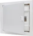 Kopp Unterputz und Hohlwand-Verteilerkasten mit Metalltür 1-reihig für 12 Pole, 1 Stück, Weiß, 340511000