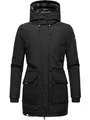 Navahoo Damen Warmer Winter Kurzmantel Blizzardstorm Black Gr. L