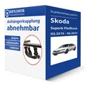 Westfalia Anhängerkupplung abnehmbar für SKODA Superb Fließheck III Typ 3V3 AHK