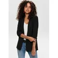 ONLY Kurzblazer ONLELLY 3/4 LIFE BLAZER TLR NOOS Materialmix, regular fit schwarz L (40)