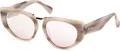 MaxMara MM0093 60G beige horn 54/18/140 Damen Sonnenbrillen