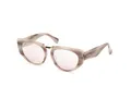 MaxMara MM0093 60G beige horn 54/18/140 Damen Sonnenbrillen