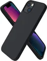iPhone 13 Silikon Case 6,1 Flüssig Schwarz Vollschutz Hülle