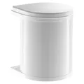 HAILO 3515001 Abfallsorter 15 Liter MONO 15 ab 40 cm Schrankbreite, weiß - Weiß