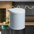 Hailo Mono Swing Mülleimer Abfallsammler 12 15 L Grau Weiß Silber Küche Büro