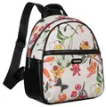 Urbaner Damenrucksack mit Blumenmuster - David Jones