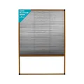 APANA - Fliegengitter Plissee für Dachfenster 80 cm x 160 cm - ausziehbarer Insektenschutz Fenster auf Maß gegen Fliegen, Insekten und Mücken - Mückenschutz Dachschrägenfenster (Braun)