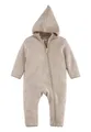 Hessnatur Fleeceoverall aus reiner Bio-Baumwolle (1-tlg)