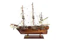 Aubaho Dekoobjekt Segelschiff HMS Bounty Modellschiff Holz Schiff - kein Bausatz