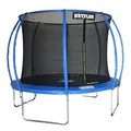 KETTLER Outdoor Trampolin Jump 305 I Gartentrampolin mit Sicherheitsnetz & 305 cm Durchmesser I Wetterfest I UV- beständig I inklusive Schutzrandabdeckung und Leiter I Hohe Belastbarkeit bis 150 kg