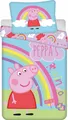 Peppa Pig Rainbow Bettbezug 140 x 200 cm - 70 x 90 cm - Baumwolle