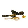 JGA Armbänder Set Braut - Team Braut Junggesellinnenabschied Schwarz Weiß Gold