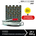 Mannol High Temperature Grease LC2 Universalfett 24x400 G inkl. Fettpresse