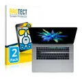2x Schutzfolie Entspiegelt für Apple MacBook Pro 15" 2017 (NUR Touch Bar) Matt 