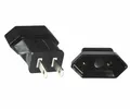 DINIC Reisestecker für Amerika USA u. Japan auf Euro, 2-Pin Netzadapter