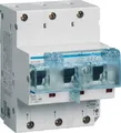 Hager HTN335E. Anzahl der Pole: 3P, Produktfarbe: Grau, Spulenspannung: 690 V. AC Eingangsspannung: 230/400 V, AC Eingangsfrequenz: 50/60 Hz, Nominale Stromabgabe: 35 A. Breite: 81 mm, Höhe: 110 mm (HTN335E)