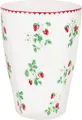 GreenGate French Latte cup Berry Macchiato Becher Erdbeeren Kaffeebecher 400 ml