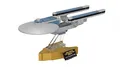 BlueBrixx Pro Star Trek USS Excelsior NX-2000 – Modellbausatz für Erwachsene und Kinder, Klemmbausteine-Set aus 131 Teilen, Detailliertes Föderationsraumschiff, Offizielle Lizenz, 104959