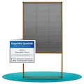 APANA Fliegengitter Plissee für Dachfenster 140x170 cm – Insektenschutz zum Zuschneiden aus Aluminium & Polyester – Mückenschutz für Dachschrägenfenster mit Bürstendichtung