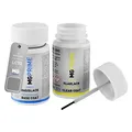 MG PRIME Autolack Lackstift Set für Volkswagen VW LC7Q / C7Q / B0 Delfingrau Metallic/Dolphin Grey Metallic Basislack Klarlack je 50ml