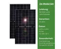 MyVoltaics Balkonkraftwerk 800 Watt MODULE nachrüsten mit 2 Modulen je 440+ Watt Versand gratis, 880 W, Trinasolar bifazial, (Set, 2-St., mehr Solarstrom auch bei geringer Sonne (Winter, dunkle Jahreszeit), 880+ W zusätzlich, Module sehr belastbar und witterungsbeständig
