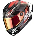 Scorpion EXO-Race Air Kobra Helm, schwarz-rot, Größe 2XL für Männer