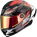 Scorpion EXO-Race Air Kobra, Integralhelm - Schwarz/Rot/Grau/Weiß - XXL