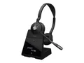 Jabra Headset Engage 75 SE Stereo, mit Ladestation, für Festnetztelefone RJ9, DECT, USB, Bluetooth, On-Ear