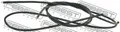 FEBEST 2799-HCXC90 Bonnet Cable for VOLVO