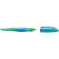 STABILO EASYbirdy ergonomischer Schulfüller für Linkshänder Standard-Feder (Blau, Grün, 1 x) (5011/241)