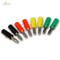 Bananenstecker-Set 4mm, mit Querloch & Druckfeder, 4 Farben, 8-teilig, Bananas