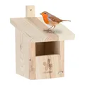 Nistkasten Vogelhaus für Rotschwänzchen Brutkasten aus Holz FSC-zertifiziert