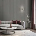 Streifen Venezia Tapete Vinyl Glitzer Metallisch Geprägt Muriva M66519 Grau