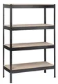 SCHULTE Regalwelt Schwerlastregal, 4 Holzböden, 180x100x40 cm (HxBxT), schwarz
