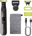 Philips Bartschneider QP6552/15 OneBlade Pro 360 | Face+Body | 20 Schnittstufen | 120 Min Akku | Nass- & Trockenrasur