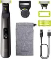 Philips OneBlade Pro 360 Körperhaartrimmer, Präzisions Trimmer, Rasierer Chrom
