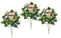 Kunstblume Künstlicher Rosenbusch, I.GE.A., Höhe 34 cm, Kunstrose Blume Strauß Bouquet Rosen Rosenbouquet Wildrose
