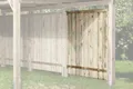 Weka Carport-Seitenwand, beige (braun), B/H/T: 180cm x 181cm