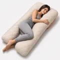 Seitenschläferkissen Schwangerschaftskissen Bodypillow 140x75x20cm gesteppt