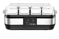Rommelsbacher JG40 Joghurtbereiter, 1,2l, 40 W, Zeitschaltuhr, edelstahl/schwarz