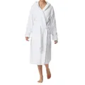 Schiesser Damen Bademantel, 120 cm Bademantel, Weiß (100-weiss), XL EU