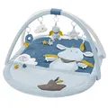 Fehn 3-D-Activity-Decke Spielbogen Little Castle – Baby Krabbeldecke mit 5 abnehmbaren Spielzeugen zum Greifen – Spieldecke für Babys und Kinder ab 0+ Monaten – Krabbelmatte als Geschenk zur Geburt