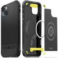 Schutzhülle Spigen Rugged Armor Mag mit Magnet für iPhone 14, Handyhülle Case