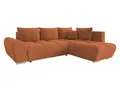 Mirjan24 Ecksofa Fureniz mit Bettkasten, 4 Sitzer L-Form Sofa mit Schlaffunktion, Eckcouch für Wohnzimmer, Couch mit Bettfunktion (Velo 627, Seite: Rechts)